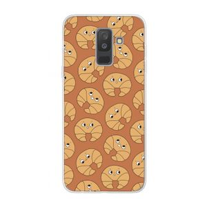 Croissant: Samsung Galaxy A6 Plus (2018) Transparant Hoesje
