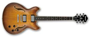 Ibanez AS73-TBC gitaar Akoestische-elektrische gitaar Semi-akoestisch 6 snaren Bruin, Hout