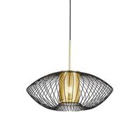 QAZQA Design hanglamp goud met zwart 60 cm - Dobrado