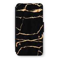 Gouden marmer: iPhone 11 Pro Max Flip Hoesje
