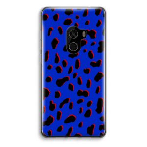 Blue Leopard: Xiaomi Mi Mix 2 Transparant Hoesje