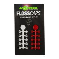 Korda Floss Caps White/Red - thumbnail