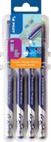 Pilot fineliner Frixion Basic, geassorteerde kleuren, set van 4 stuks Pilot fineliner Frixion Basic, geassorteerde kleuren, set van 4 stuks