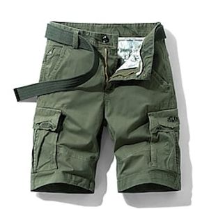 Voor heren Cargoshorts korte broek Wandelshorts Meerdere zakken Effen Buitensporten Streetwear Cargoshorts Korte broeken Leger groen Licht Grijs Lightinthebox