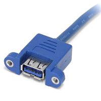 StarTech.com 2-poort Inbouwpaneel USB 3.0 Kabel USB A naar Moederbord Aansluitkabel F/F - thumbnail