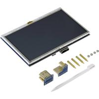 TRU COMPONENTS Touchscreenmonitor 12.7 cm (5 inch) 800 x 480 Pixel Geschikt voor serie: Raspberry Pi - thumbnail