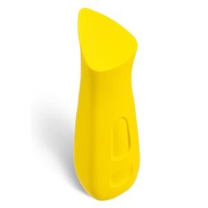 Dame - Kip USB-Oplaadbare Siliconen Clitoris Vibrator Geel