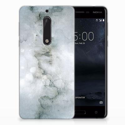 Smartphone hoesje Nokia 5 Painting Grey