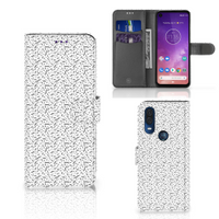Motorola One Vision Telefoon Hoesje Stripes Dots - thumbnail
