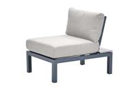 Garden Impressions Nicolle loungestoel - Carbon black/Zand