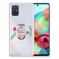 Samsung Galaxy A71 Telefoonhoesje met Naam Boho Summer - thumbnail