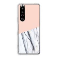 A touch of peach: Sony Xperia 1 III Transparant Hoesje