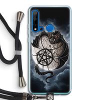 Volle maan: Huawei P20 Lite (2019) Transparant Hoesje met koord