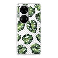 Geometrische jungle: Huawei P50 Pro Transparant Hoesje