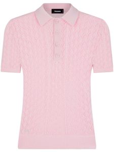 DSQUARED2 polo en maille - Rose