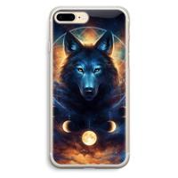 Wolf Dreamcatcher: iPhone 7 Plus Transparant Hoesje - thumbnail