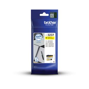 Brother LC-3237Y inktcartridge 1 stuk(s) Origineel Normaal rendement Geel