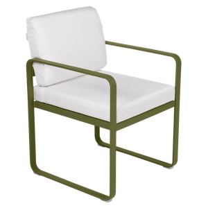 Fermob Bellevie dining armchair tuinstoel Pesto - Off-White