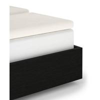 Heckett & Lane Elementi Splittopper Hoeslaken Katoen Satijn off white