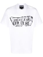 Versace Jeans Couture t-shirt en coton à logo imprimé - Blanc - thumbnail