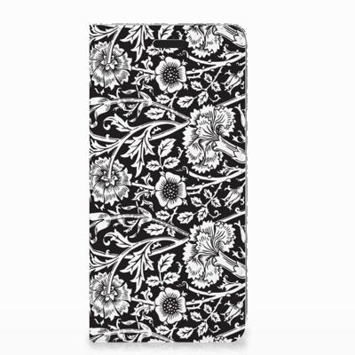 Nokia 3.1 (2018) Smart Cover Black Flowers
