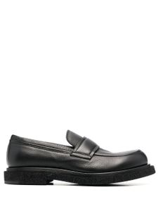 Officine Creative mocassins Tonal en cuir - Noir