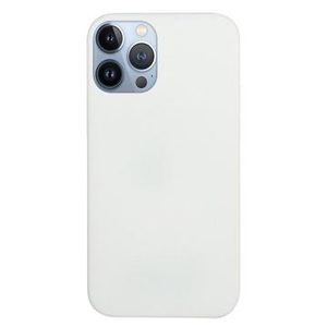 Anti-Vingerafdruk Mat iPhone 14 Pro Max TPU Hoesje - Wit