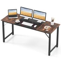 Industriële Conferentietafel met Metalen Frame Rechthoekige Computertafel Moderne Werktafel