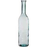 Transparante fles vaas/vazen van eco glas 18 x 75 cm   -