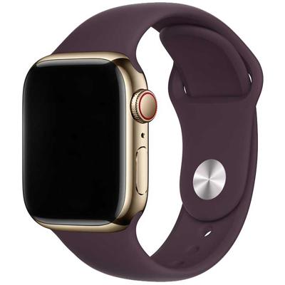 Apple Watch Bandje Vyon - Siliconen - Donkere Kers -