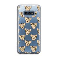 Tijger: Samsung Galaxy S10e Transparant Hoesje