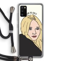 Ashley: Samsung Galaxy A41 Transparant Hoesje met koord