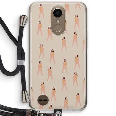 You're so golden: LG K10 (2017) Transparant Hoesje met koord