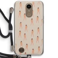 You're so golden: LG K10 (2017) Transparant Hoesje met koord