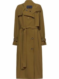 Proenza Schouler trench en serge - Marron