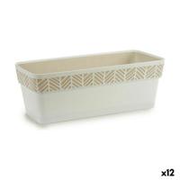 Plantenbak Stefanplast 94950 Orfeo Wit Plastic 18,5 x 17 x 49,3 cm (12 Stuks)