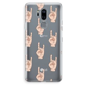 Rock: LG G7 Thinq Transparant Hoesje