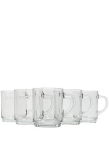 Supreme x Duralex lot de 6 tasses 'Amber' en verre - Blanc