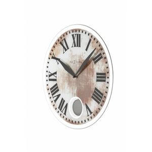 NeXtime 8162 wand- & tafelklok Quartz clock Cirkel Bruin, Wit
