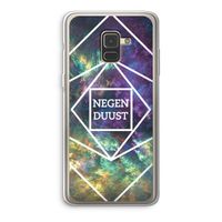 Negenduust ruimte: Samsung Galaxy A8 (2018) Transparant Hoesje