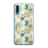 Gele kuif: Samsung Galaxy A50 Transparant Hoesje