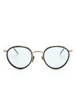 Oliver Peoples lunettes de soleil TK-8 à monture ronde - Noir