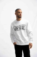 Versace Jeans Couture Logo Magazine Sweater Heren Wit - Maat S - Kleur: Wit | Soccerfanshop