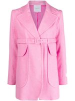 Patou manteau cintré à poches oversize - Rose Patou manteau cintré à poches oversize - Rose