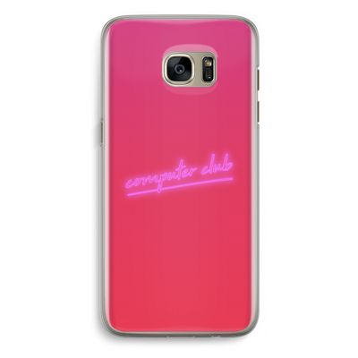 Vice Glow: Samsung Galaxy S7 Edge Transparant Hoesje