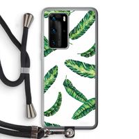 Lange bladeren: Huawei P40 Pro Transparant Hoesje met koord