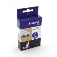 Voordelig bordkrijt wit 24 stuks