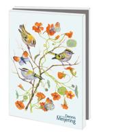 Kaartenmapje 10 stuks met enveloppen - Birds & Flowers, Dennis Meijering