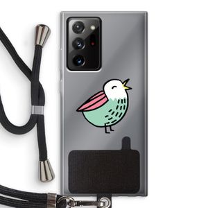 Birdy: Samsung Galaxy Note 20 Ultra / Note 20 Ultra 5G Transparant Hoesje met koord