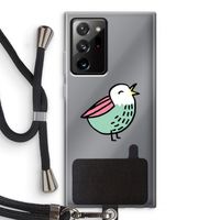 Birdy: Samsung Galaxy Note 20 Ultra / Note 20 Ultra 5G Transparant Hoesje met koord